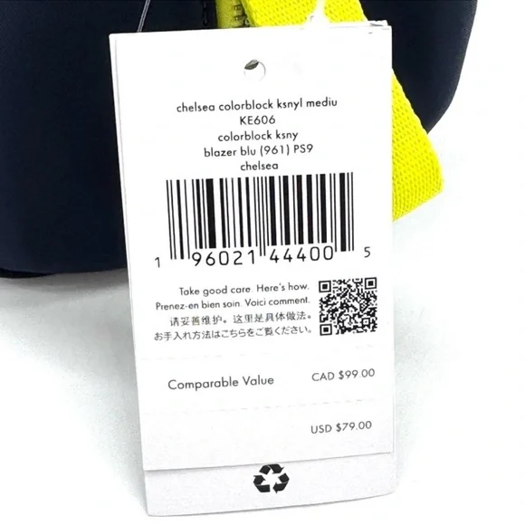 Kate Spade Chelsea Colorblock Medium Cosmetic Case Blazer Blue - Picture 7 of 7